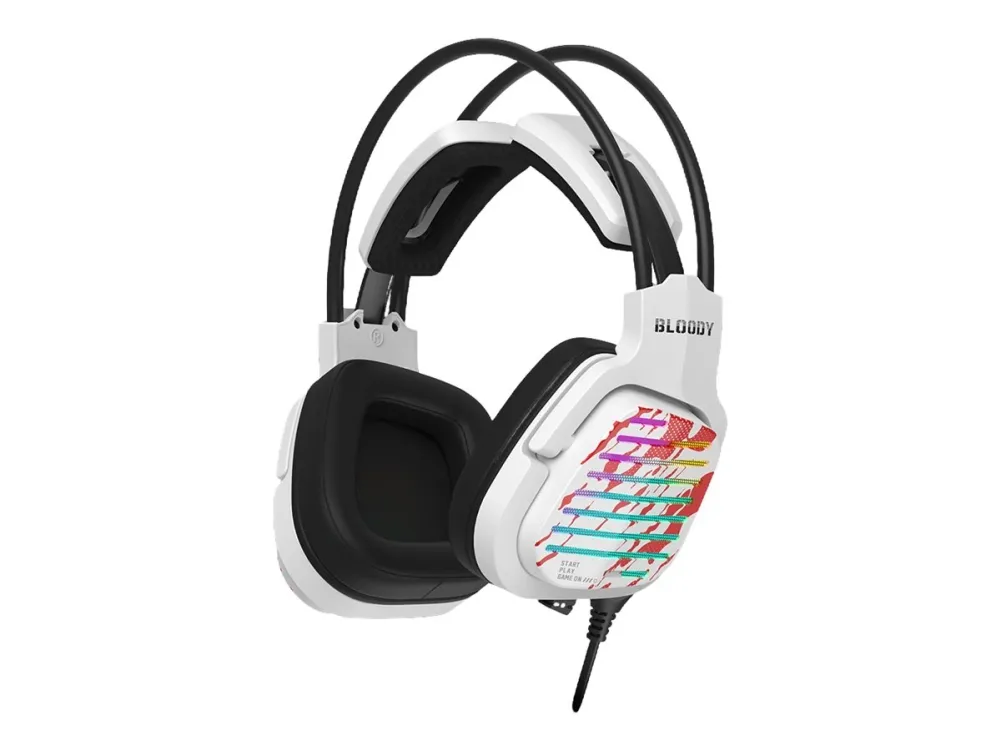 A4tech Bloody G565 - Hodesett - full størrelse - kablet - USB - energy white