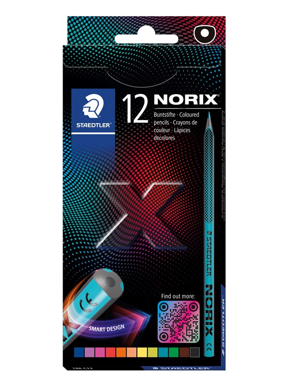 Staedtler Col. pencil NORIX 12pc   100% PEFC
