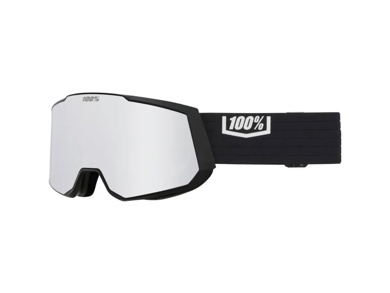 100% Snow SNOWCRAFT XL Black HiPER Silver Mirror