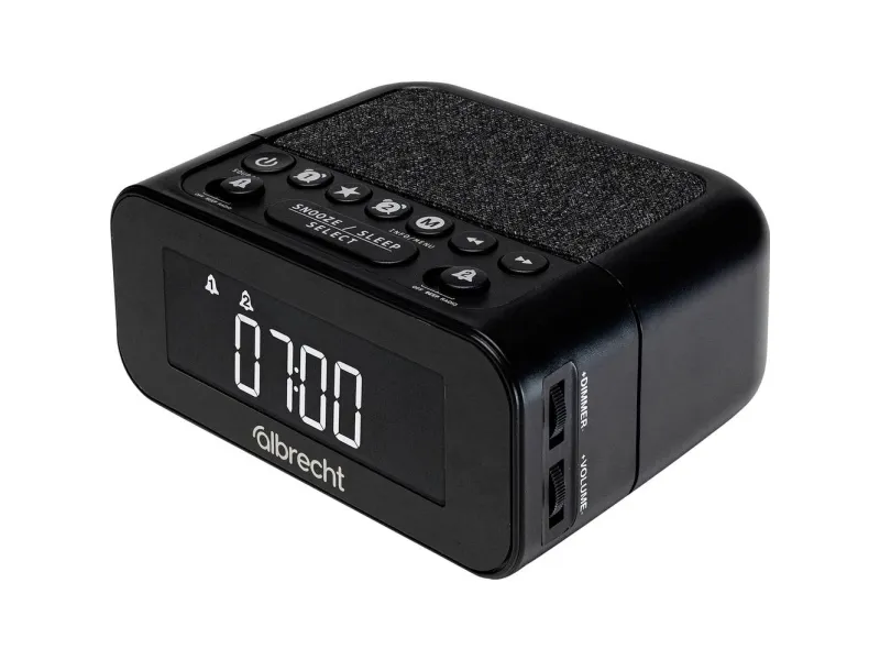 Albrecht DR 451 DAB+/UKW radiovekkerklokke svart (27453)