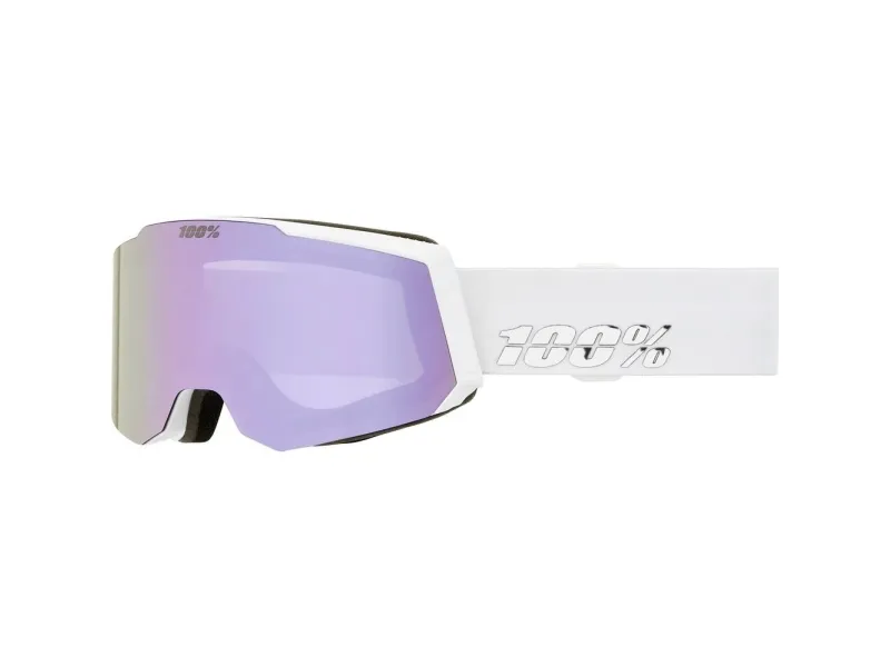 100% SNOW - SNOWCRAFT S skibriller hvit HiPER Lavender Mirror