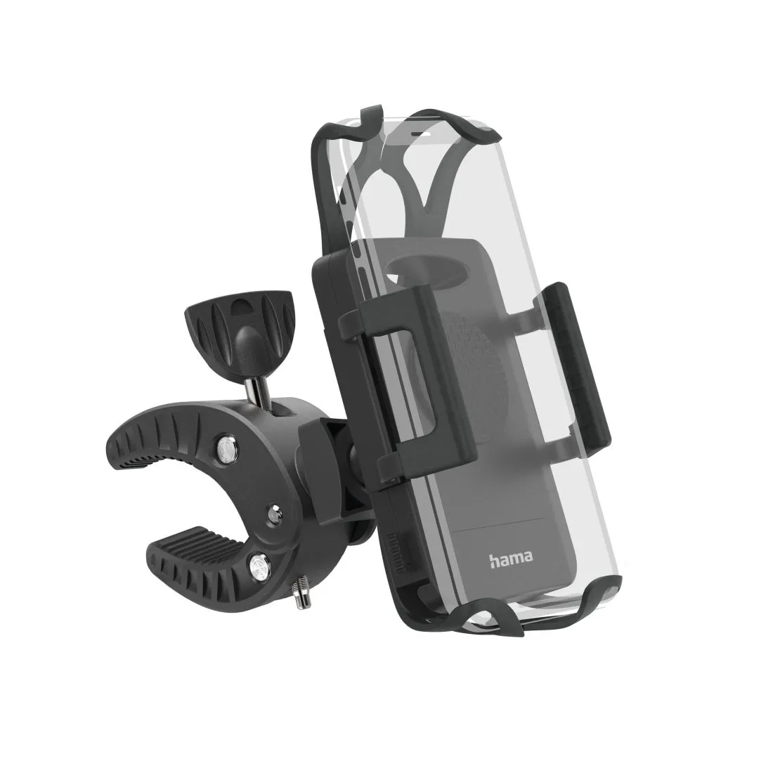 Hama Strong, Mobiltelefon/smarttelefon, Passiv holder, Sykkel, Svart