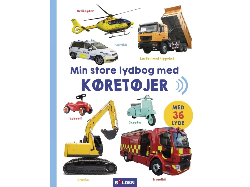 Min store lydbok med kjøretøy