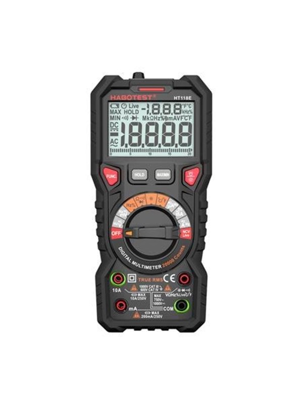 Habotest HT118E Universal Digital Multimeter True RMS NCV