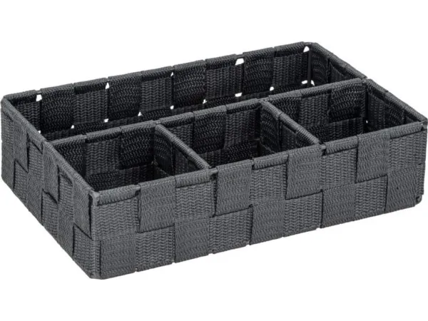 Wenko arrangør Adria Small26 x 6,5 x 17 cm polypropylen szary