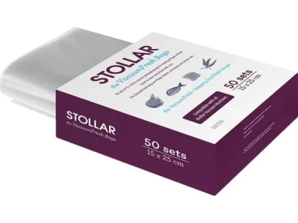 Stollar vakuumposer SAT55, 15 x 25 cm, 50 stk.