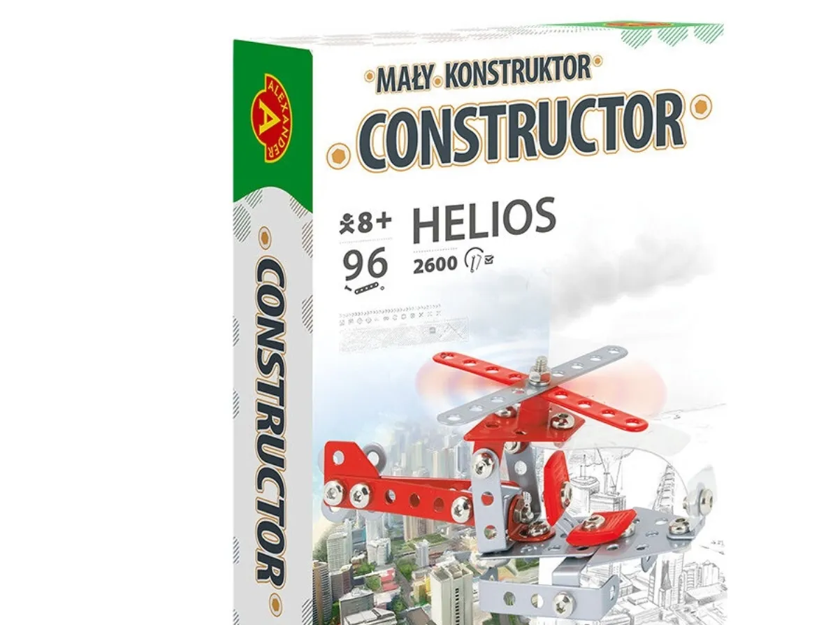 Helikopter Metal Konstruktionsbyggesæt - HELIOS