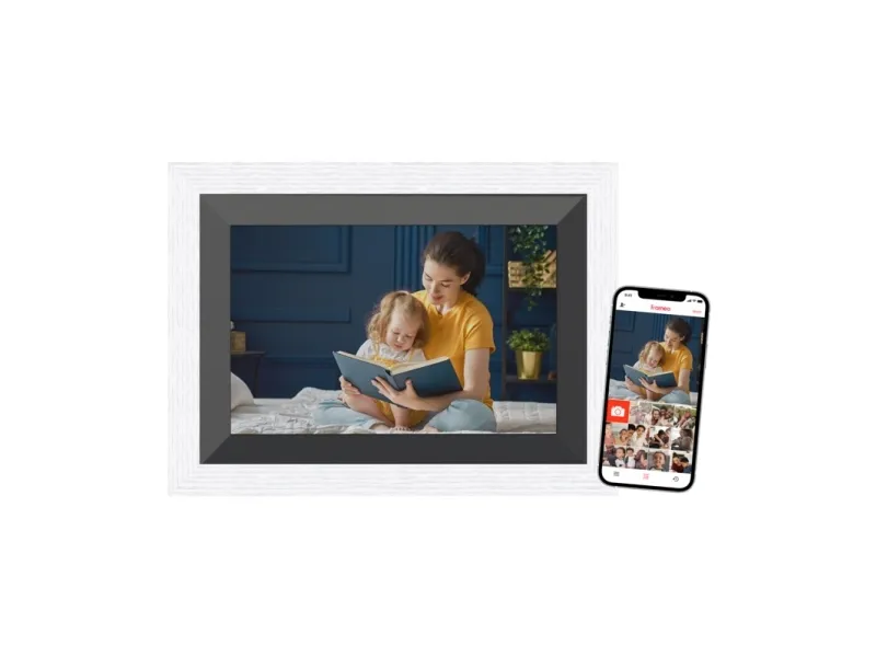 Braun Phototechnik Braun DigiFrame 10B WiFi digital fotolysbildeframme hvit 25,7 cm (10,1)