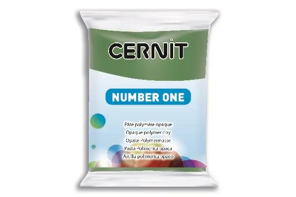 Cernit 645 Number One 56g olivengrønn