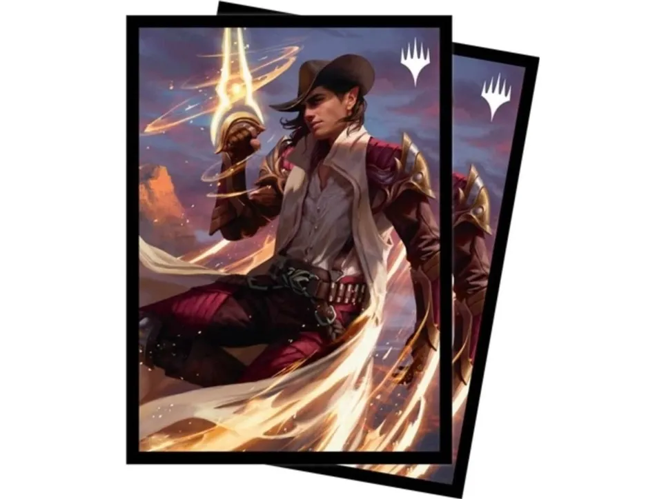 Ultra-Pro: Magic the Gathering - Outlaws of Thunder Junction - Mat deckprotector-ermelapper - Kellan, the Kid (100 stk.)