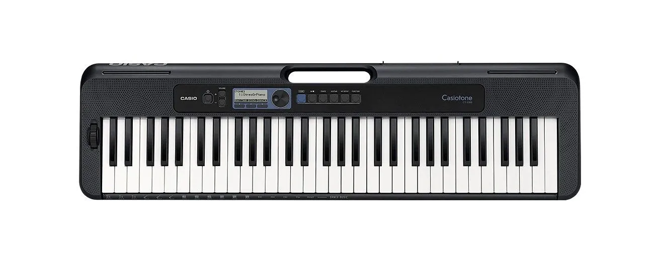 Casio CT-S300, Digital synthesizer, Etterklang, 5 W, Knapper, Sort, Hvit, LCD
