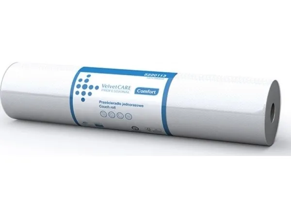 Velvet medisinsk rull i cellulose VELVET Professional, 2-lags, 9 stk., hvit