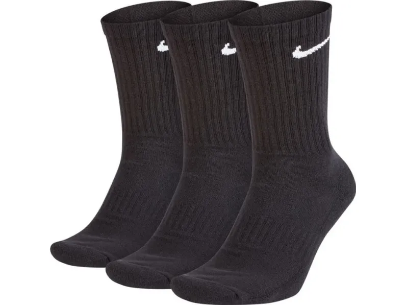 Skarpety 3-pak Nike Cushion Crew treningssokker herre svart (42–46)