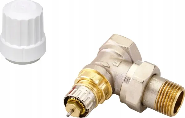 Danfoss radiatorventil RA-IN, normal gjennomstrømning, DN 15, vinklet, F 013G6583