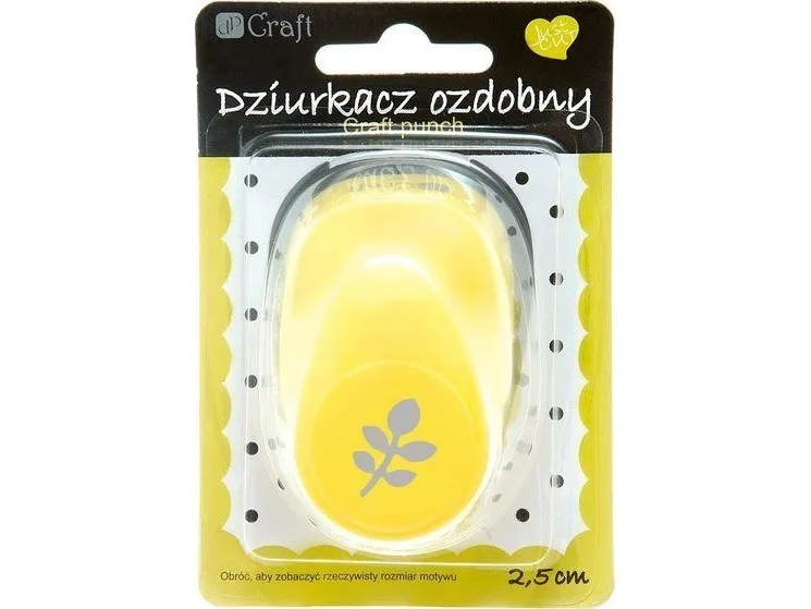 Dekorativ papirstanser 2,5 cm gren