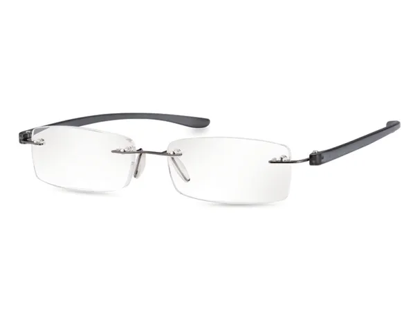Eschenbach 2913-220, Plast, Unisex, Rektangel, Rammeløs, Plast, Antrasitt