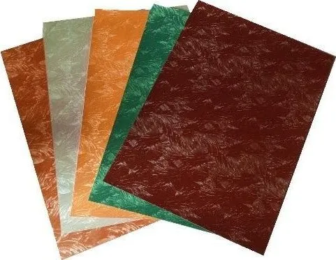 Skinnende Kartong 230g 25x35cm 5 ark MIX