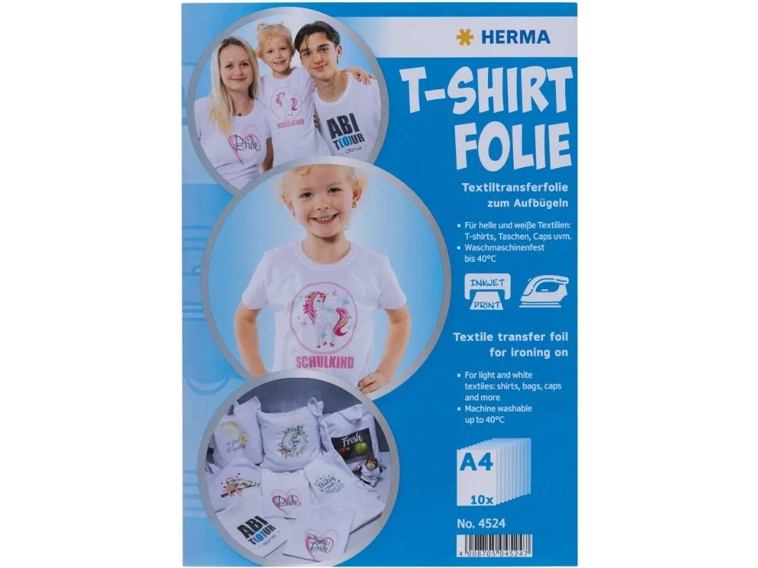 HERMA 4524, Trermisk overføring, 10 stykker