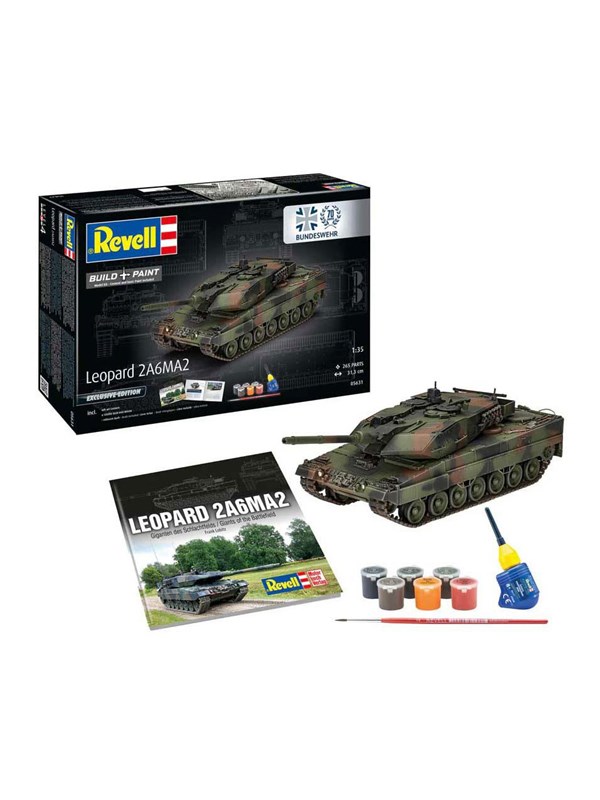 Revell Model Kit - 70 Years Bundeswehr: Leopard 2 A6A2 1:35 - 265 pcs.