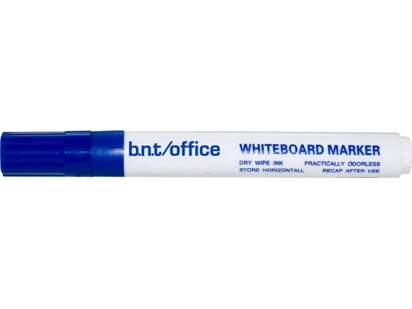 Whiteboardtusj, BNT Wera, 1-3MM rund spiss, blå, ikke-permanent - (12 stk./pakning)