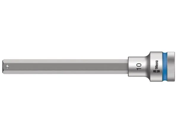 Wera 05003845001, Stikkontakt, 1/2, Metrisk, 1 hoder, 10 mm, Kromvanadiumstål