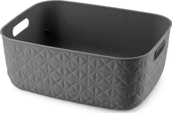 Curver kurv M mørk grå Softtex 12,5L