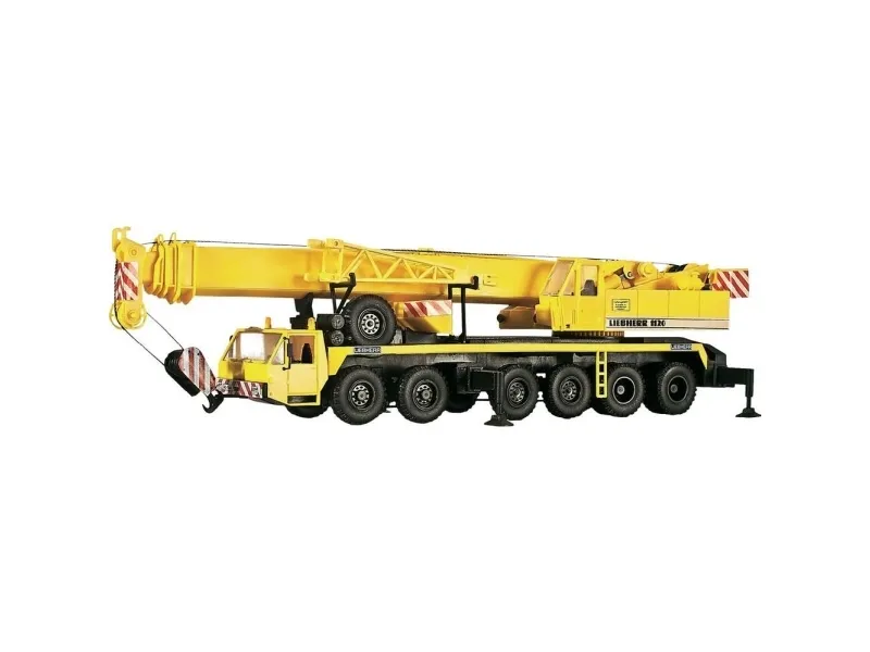Kibri 13012 H0 byggmodell: Liebherr teleskopkran 1120 med gittertopp