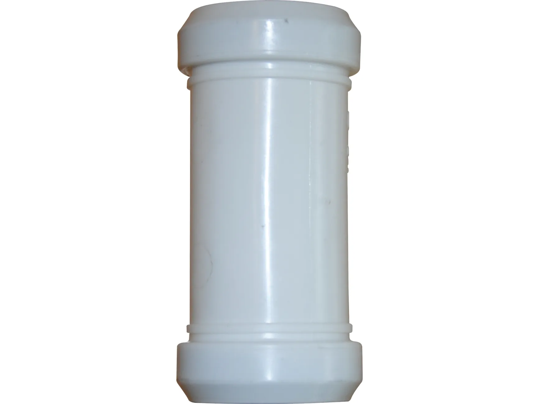 50 mm Dobbeltmuffe afløb hvid PP