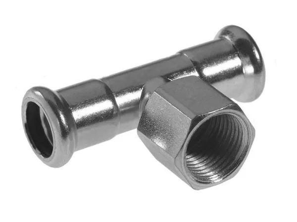 KAN-therm T-stykke m. GW 28x28 mm 1/2 - 6240630