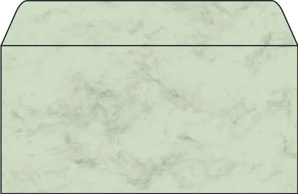 Sigel DU171, DL (110 x 220 mm), Grønn, Papir, 90 g/m², 50 stykker