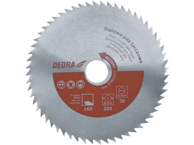Dedra stål sagblad til tre 315x80x30 - HS31580