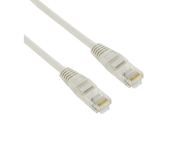 4World patchkabel RJ45, støpt skjerm kat. 5e UTP 0,5 m grå (06559)