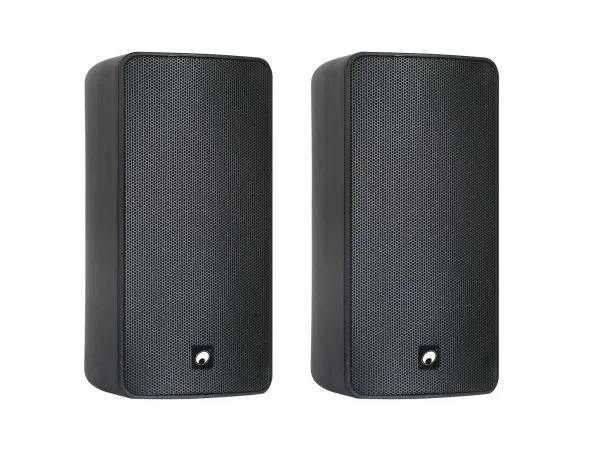 Omnitronic 11036954, 2-veis, 2.0 kanaler, Koblet med ledninger (ikke trådløs), 80 W, 60 - 18000 Hz, Svart