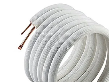 Pro isolerede kølerør - 1,0 mm - 1,0 mm, Uden flange og omløber, 20 m, 3/8'' - 5/8''