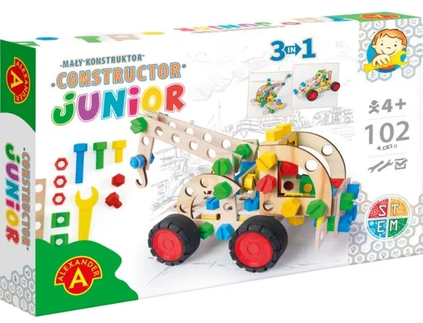 Little Constructor Junior - Pull Truck 3in1 ALEX