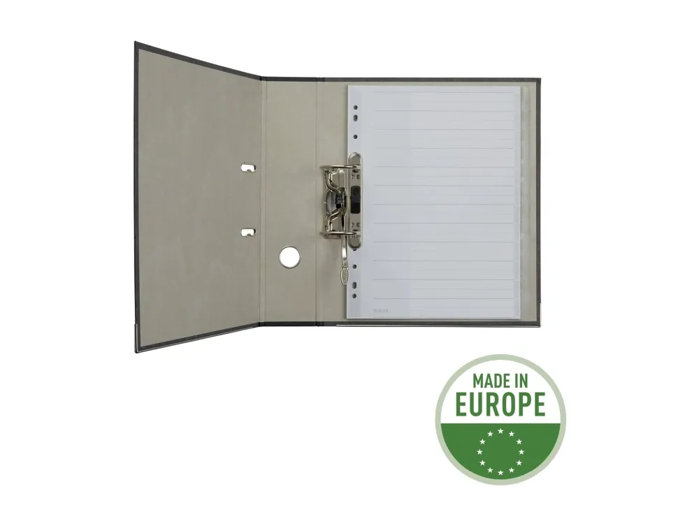 LEITZ Kunststoff-Register, blank, A4 ?berbreite, 12-deler - for markedet: D - L - A - CH (1274-00-00)