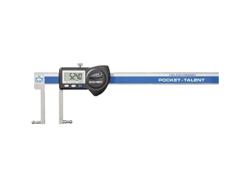 HELIOS PREISSER DIGI-MET 1326932 Digital skyvelære 200 mm IP67