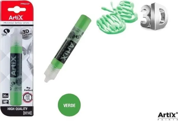 Strukturlakk 3D grønn 30 ml