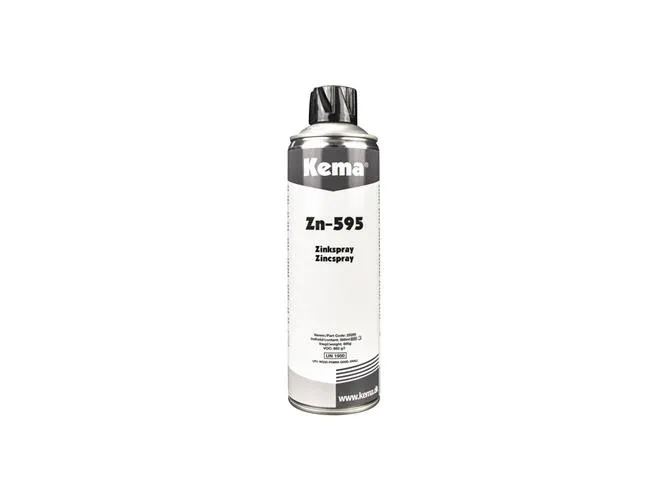 Zinkspray 500 ml Zn-595 - Eksklusiv afgift. UN 1950 Aerosoler, Brandfarlige 2.1