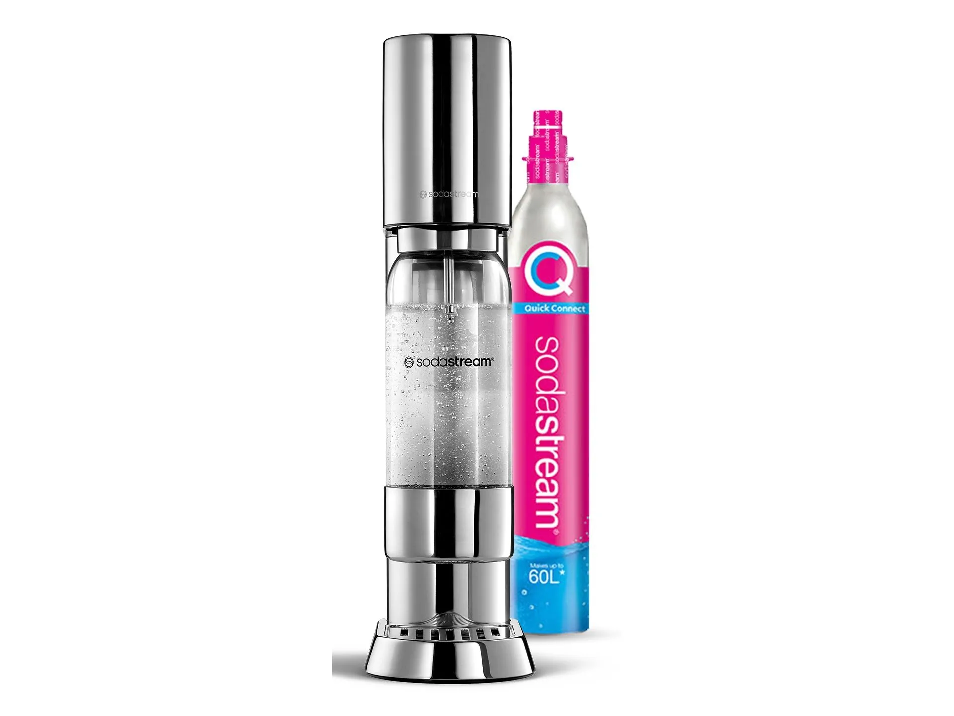 SodaStream Enso, Rustfritt stål, Sølv, 114 mm, 226 mm, 422 mm