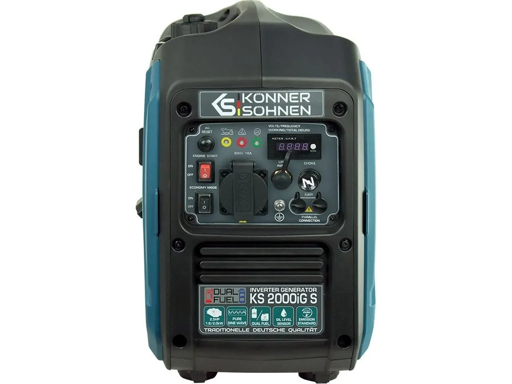 Könner & Söhne KÖNNER & SÖHNEN STRØMGENERATOR HYBRID INVERTER 1,8kW 230V KS 2000IG S KS2000iGS
