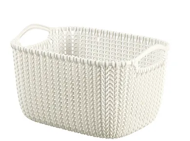 Curver 3253923974003, Lager kurv, Hvit, Rektangulær, Strikkeplagg, Monokromatisk, Innendørs