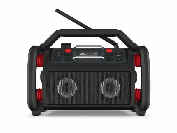 Perfectpro Rockpro, Arbeidsplass, Digitalt, DAB+, FM, 30 W, 7,62 cm, Sort, Rød