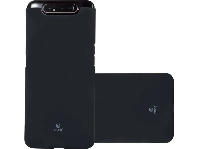 Crong Smooth Skin - Samsung Galaxy A80 / A90-deksel (svart)