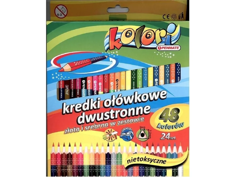 Penmate premium fargeblyanter Kolori 24 stk - 48 farger