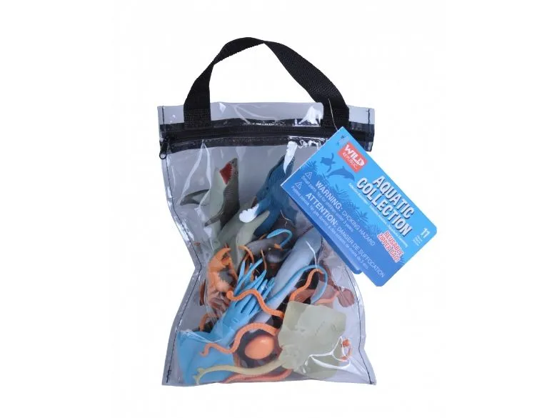 Wild Republic Polybag Zippered Aquatic, 3 år, Flerfarget, Plast