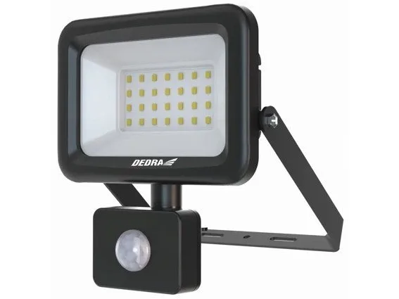 Dedra SLIM vegglampe 30W SMD LED med bevegelsessensor, 2700lm, IP44