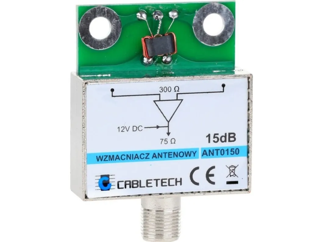 Antenne RTV Cabletech Wzm. maur. LNA-101 skjerm. 15dB Cabletech - ANT0150