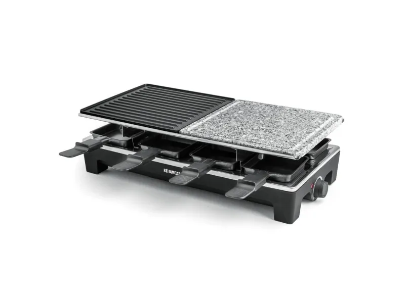 Rommelsbacher RCS 1350 raclettegrill aluminiumshus 8 avtakbare plater