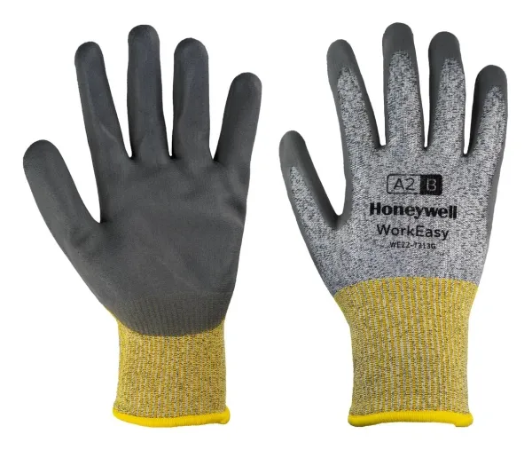 Honeywell WE22-7313G-6/XS, Beskyttende votter, Grå, XS, Workeasy, Slitebestandig, Oljebestandig, Punktering motstandsdyktig, Nitrilskum